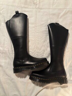 Dr. Martens Amaayah Knee High Orleans Leather Boots